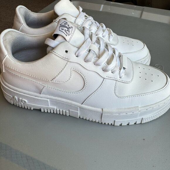 White Nike Pixel Air Force - Picture 1 of 4